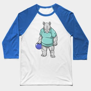 Rhino Bowling Bowling ball Baseball T-Shirt